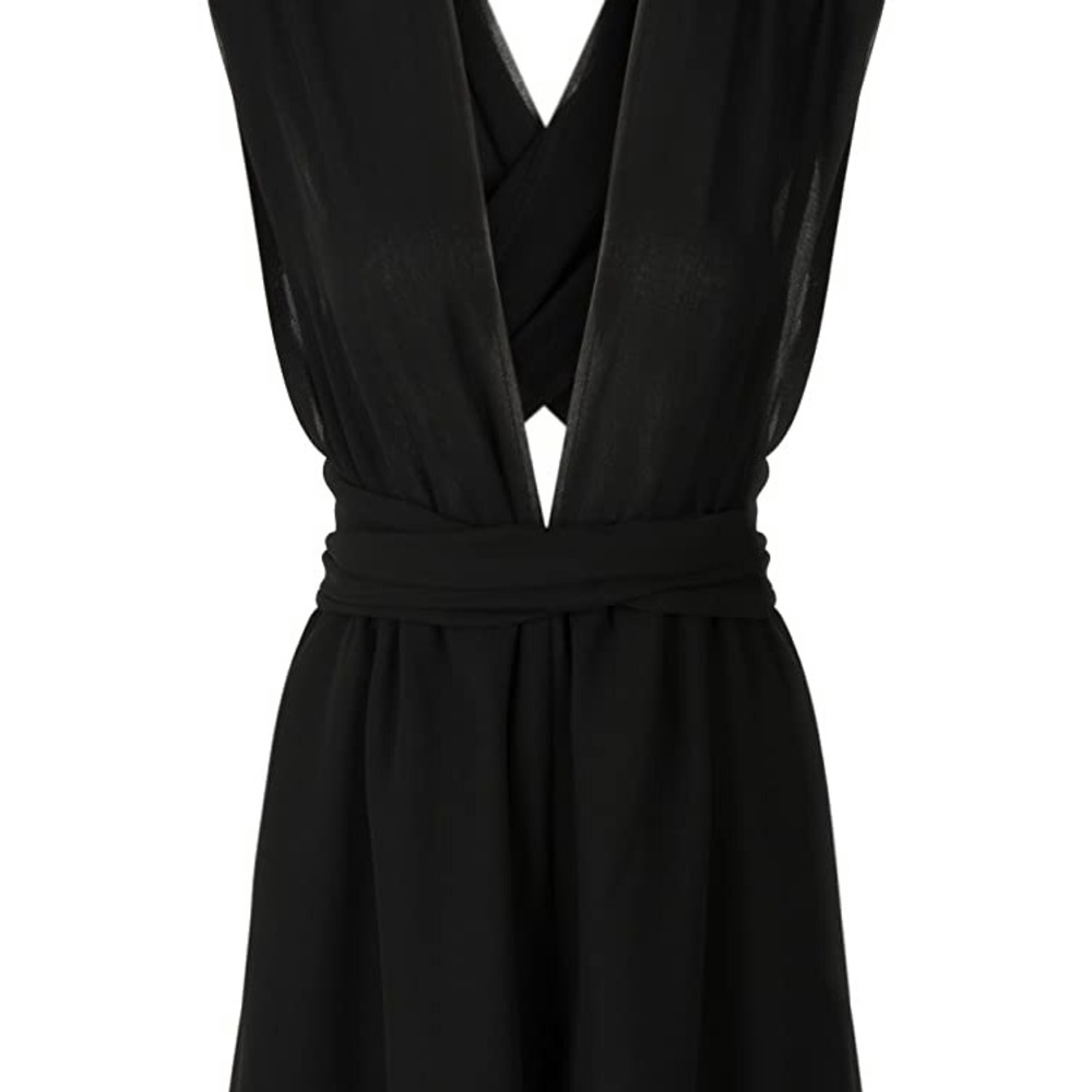 Black Convertible Romper